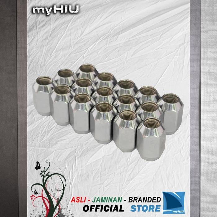 Mur Baut Roda 1.25 Mm M12 Isi 16 Pcs - Fortification Steel Nut Fujita Kode 004