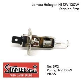Stanlee (5912) H1/H 1 12V-100W Bohlam Lampu Fog Lamp/Foglamp Halogen H1 12V-100W Kode 053