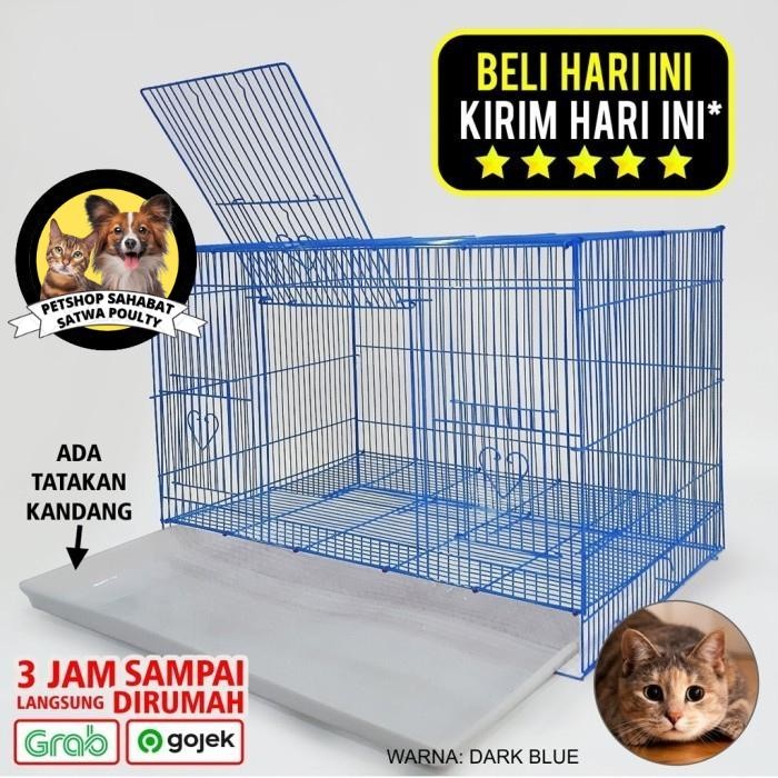 KANDANG KUCING SANGKAR KUCING SIZE JUMBO BESAR LARGE PET