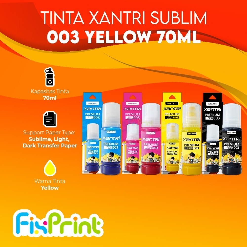 Tinta Sublim Epson 664 673 Sublime Cetak Kaos Premium Printer L800 L805 L810 L850 L1800 L1300 T60