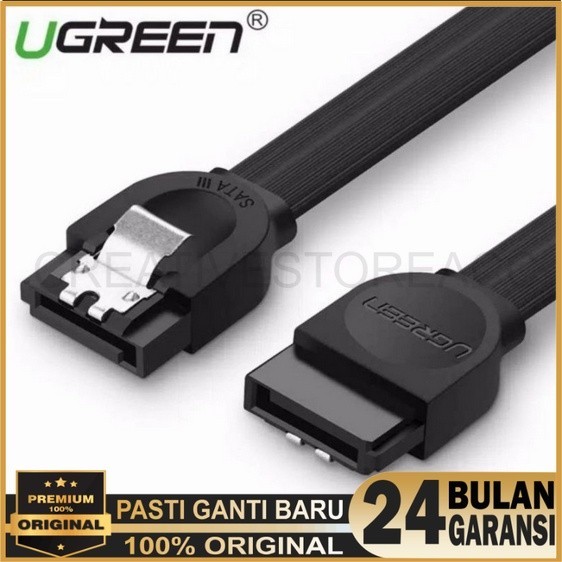 Ugreen Kabel Sata 3.0 HDD SSD PC LAPTOP up to 6Gbps - Ugreen Kabel Sata 3 Orinal