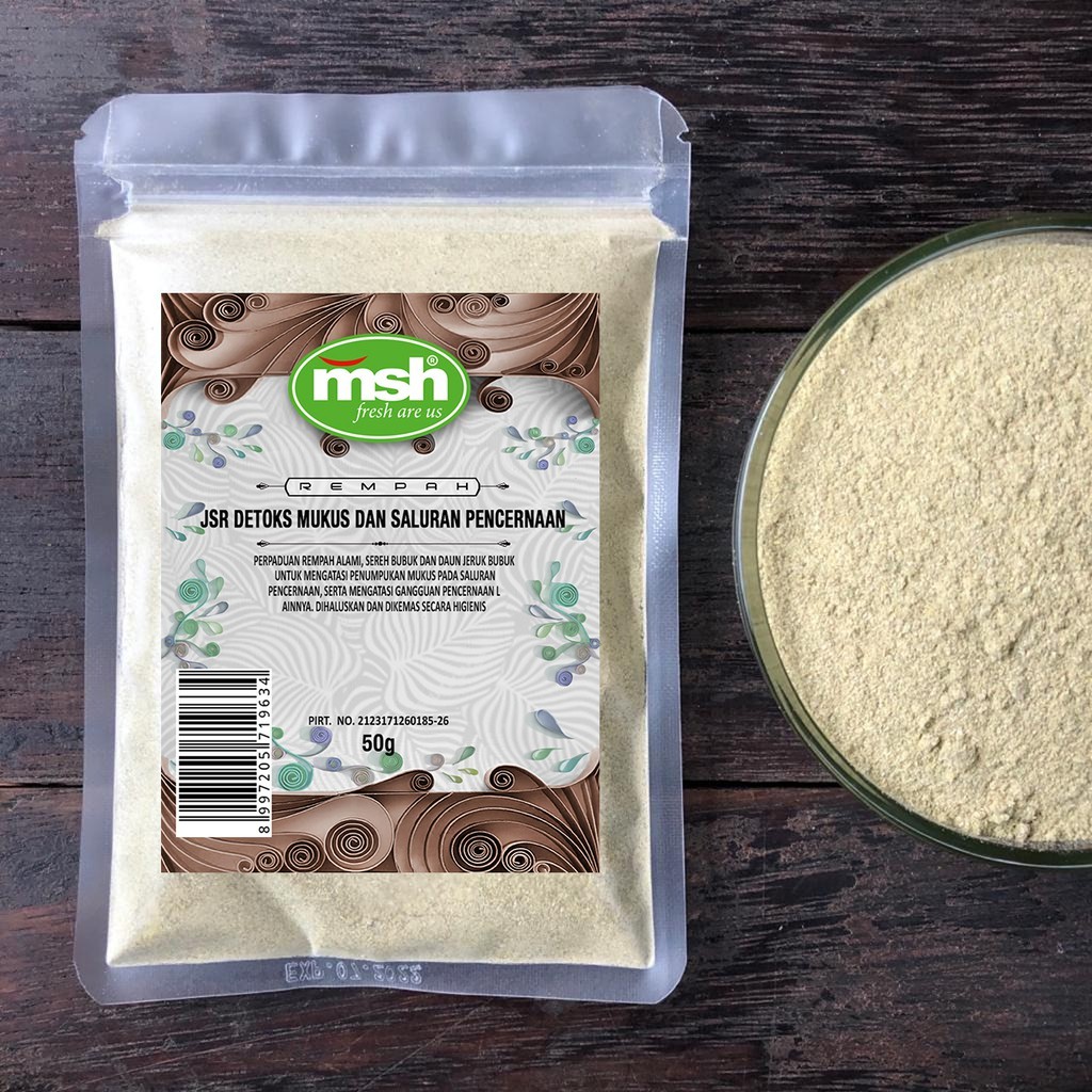 

MSH JSR Detoks Mukus Saluran Pencernaan 50 g