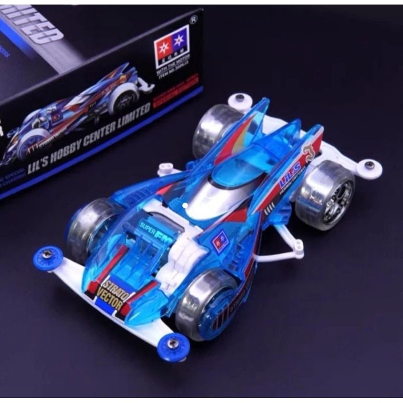 REP TAMIYA MINI 4WD DAXING STRATO VECTOR CLEAR BLUE SPECIAL [ SFM CHASIS ]