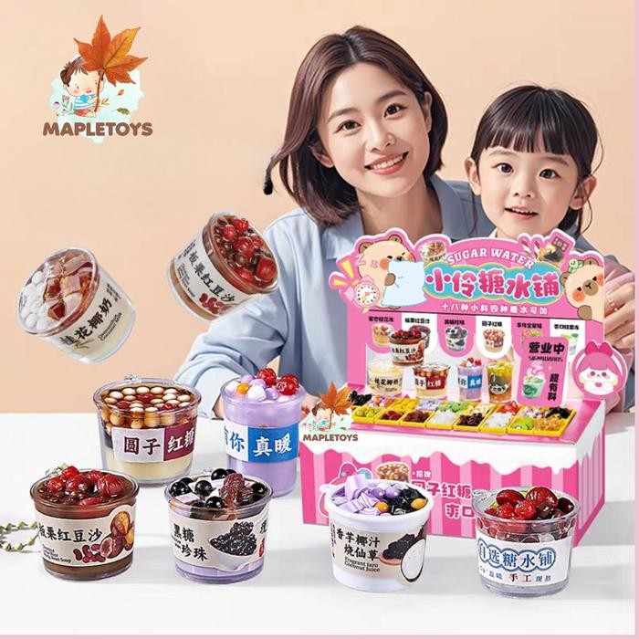 

TERMURAH DIY handmade food play squishy mainan edukasi anak membuat makanan minuman snack dessert