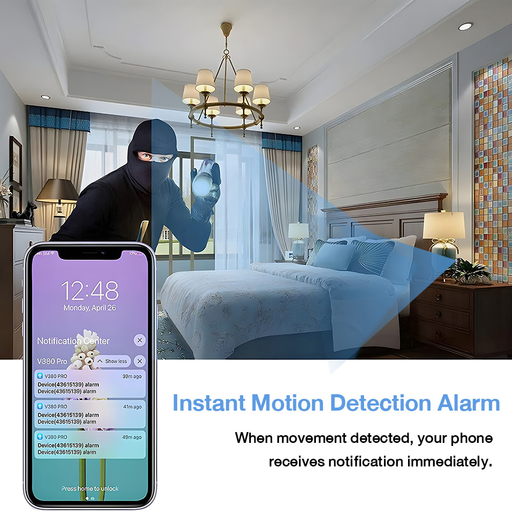Wifi Camera DIY Portable Mini Camera 1080P Micro Camcorder P2P Wireless Webcam Video Recorder Home