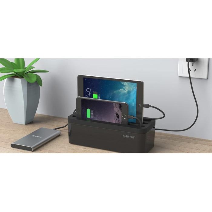 

Toso - Orico Pb1028 Storage Box Organizer For Desktop Charge - Hitam