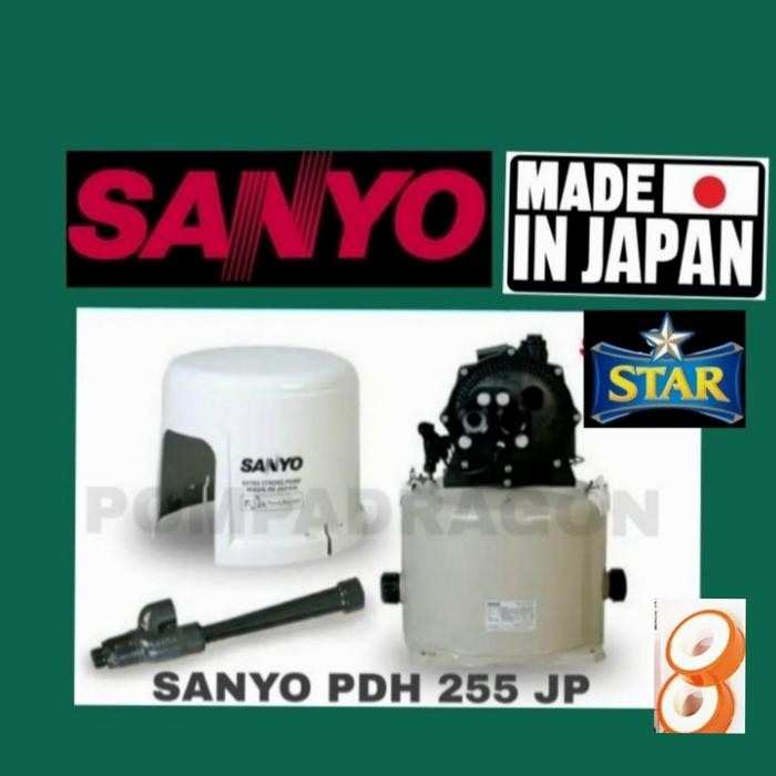 Terbatas Pompa Air Jet Pump " Sanyo " 250 Watt Pdh 255 Jp