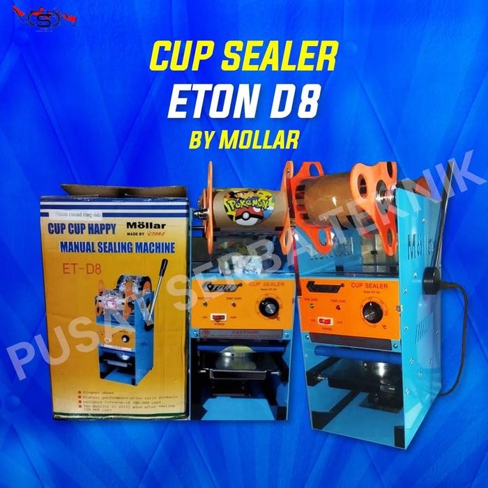 MESIN CUP SEALER / CUP SEALER MANUAL / ALAT PRES GELAS PLASTIK ETON D8