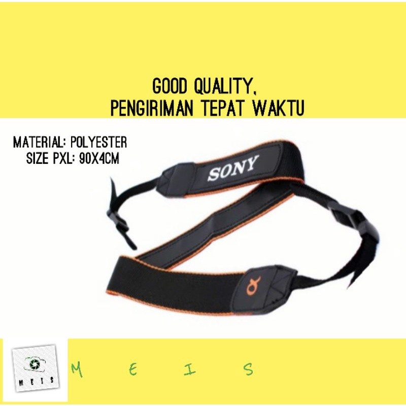NEW PRODUCT PREMIUM STRAP KAMERA SONY A6000 A6100 A6300 A6400 - TALI KALUNG LEHER AURA PIXELS