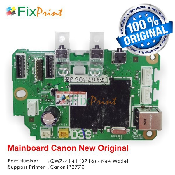 Mainboard Printer Canon iP2770 Board Motherboard Canon IP2770 IP 2770 IP-2770 New Orinal