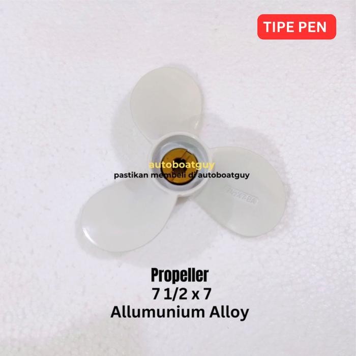 PROPELLER YAMAHA 4 / 5 PK TIPE PEN ( KIPAS BALING-BALING MESIN TEMPEL )