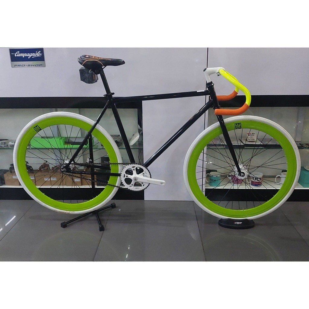 Sepeda Fixie Fixed Gear Fullbike Fixie Doltrap Bahan Chromoly DW