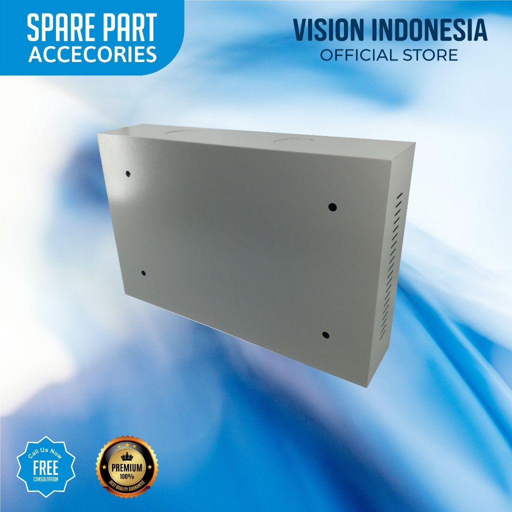 Wallmount Rack Server 2U, Rak Server Single Door 2U