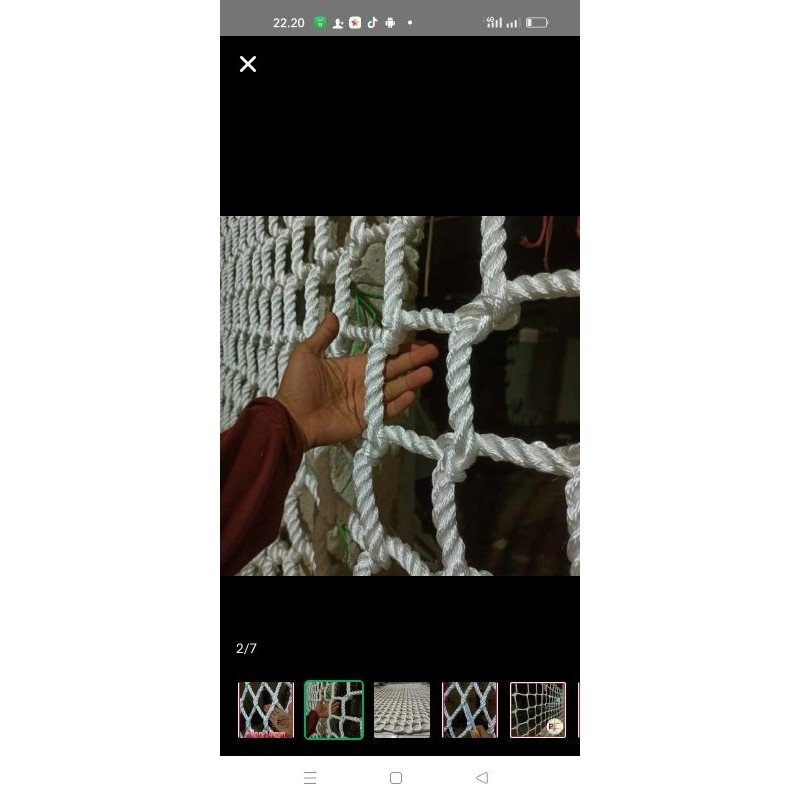 TREA jaring outbound jaring pengaman nilon 14mm