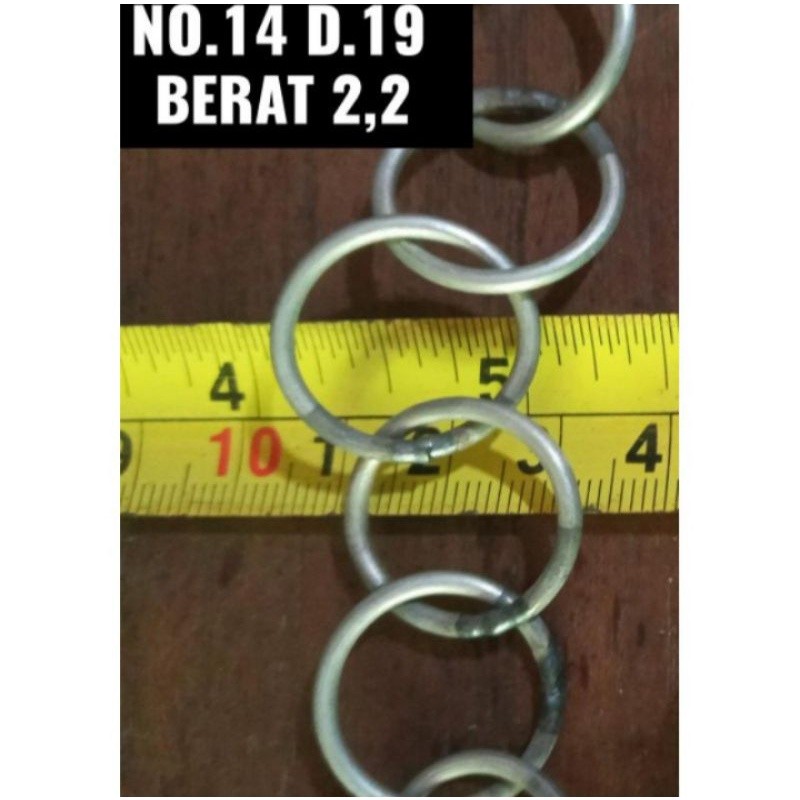 TREA Batu Rantai Kawat Jala Ikan Las.No.14D19