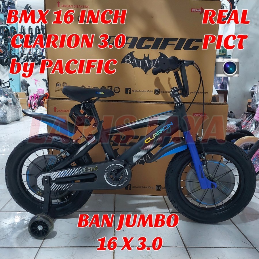 TREA BONUS BELL SEPEDA ANAK LAKI LAKI BMX 16 CLARION 8505 TERBARU, SEPEDA BMX 16 CLARION BAN BESAR