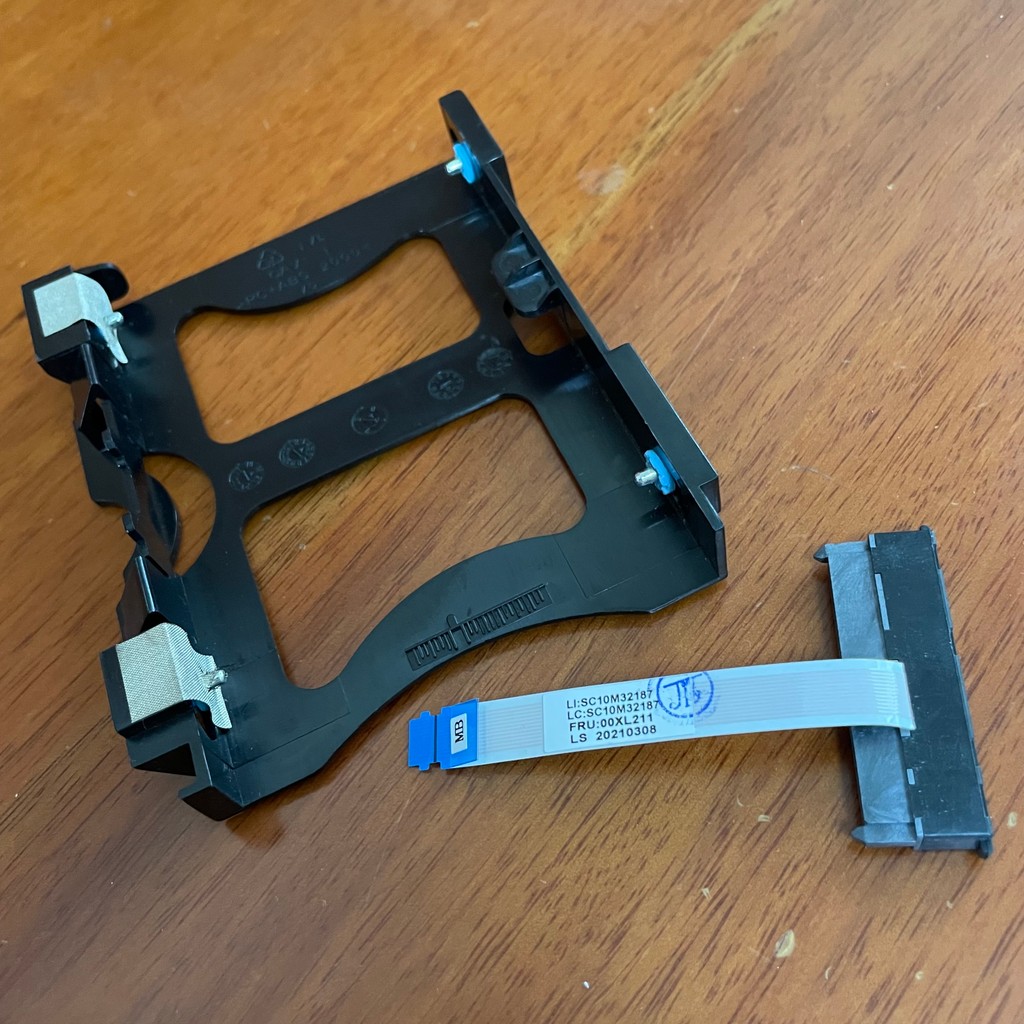 1pc  new for  Lenovo ThinkCentre M710s M710q M910q M910x M920q M920x SATA HDD Caddy Bracket & Cable 