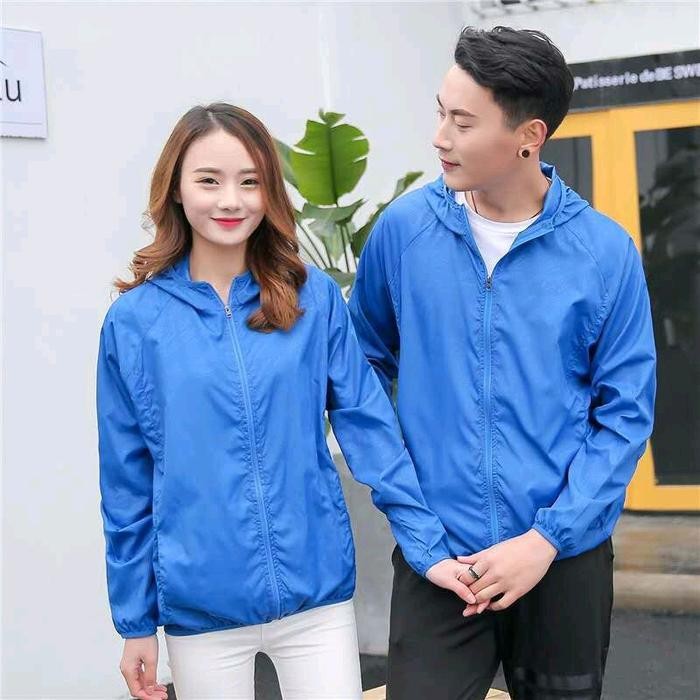 Jaket Olahraga Parasut Jaket Olahraga Pria Wanita Jaket Olahraga Anti UV