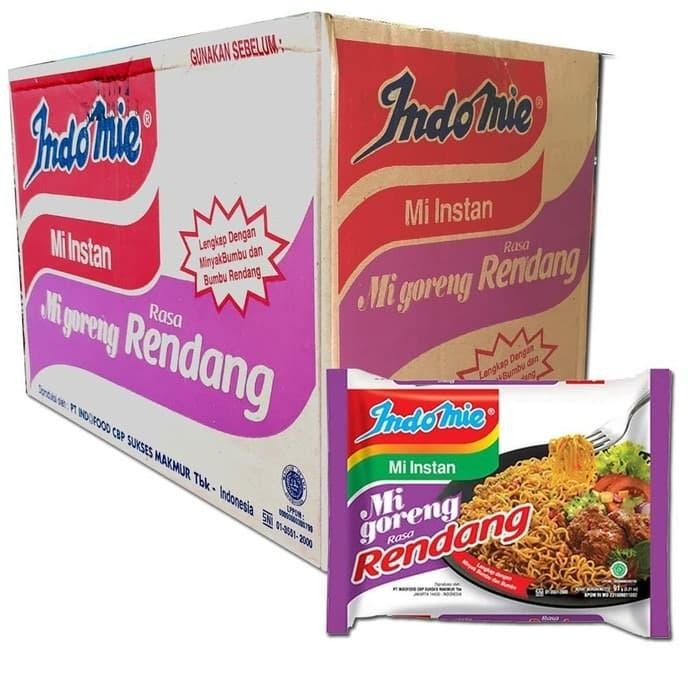 

Ready JT Indomie Mie Goreng Rasa Rendang Instant 1 dus isi 40 Indomi Mi Instan