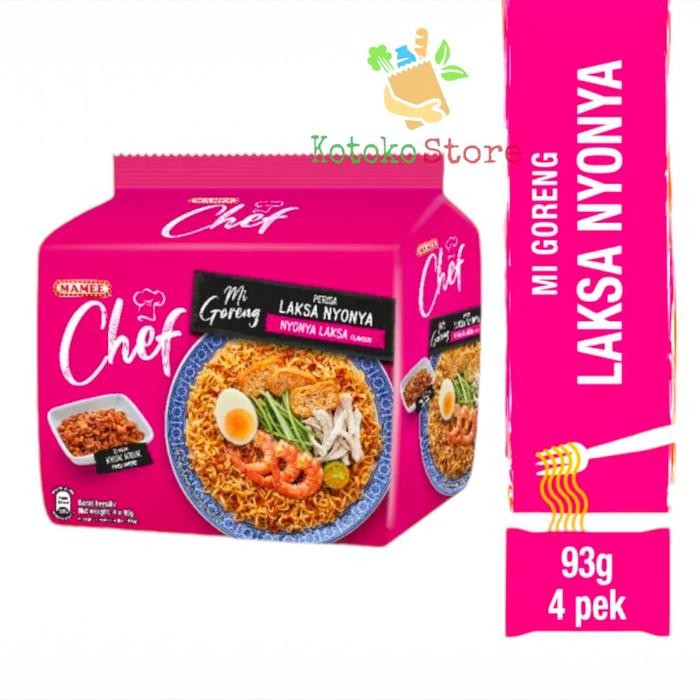 

Ready JT Mamee Chef Tom Yam Thai Lontong Laksa Kari Ayam Pedas Shitake / Mie Instant Mamee Chef 1
