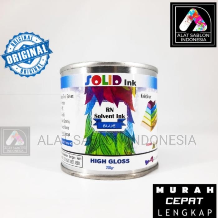 

TINTA SABLON PVC SOLID INK BLUE BIRU 250GR