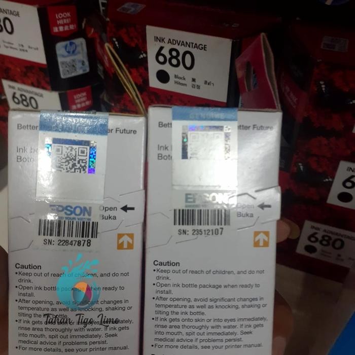 

TINTA EPSOON 664 ORIGINAL FOR PRINTER L SERIES L120/L100/L200