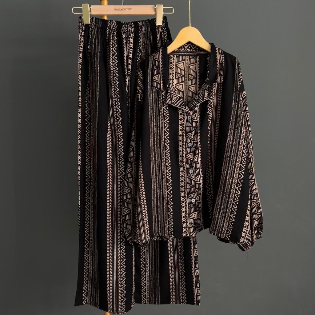 SUNS One set Jumbo / setelan rayon Jumbo/ One set wanita / One set Jumbo / One set wanita jumbo /