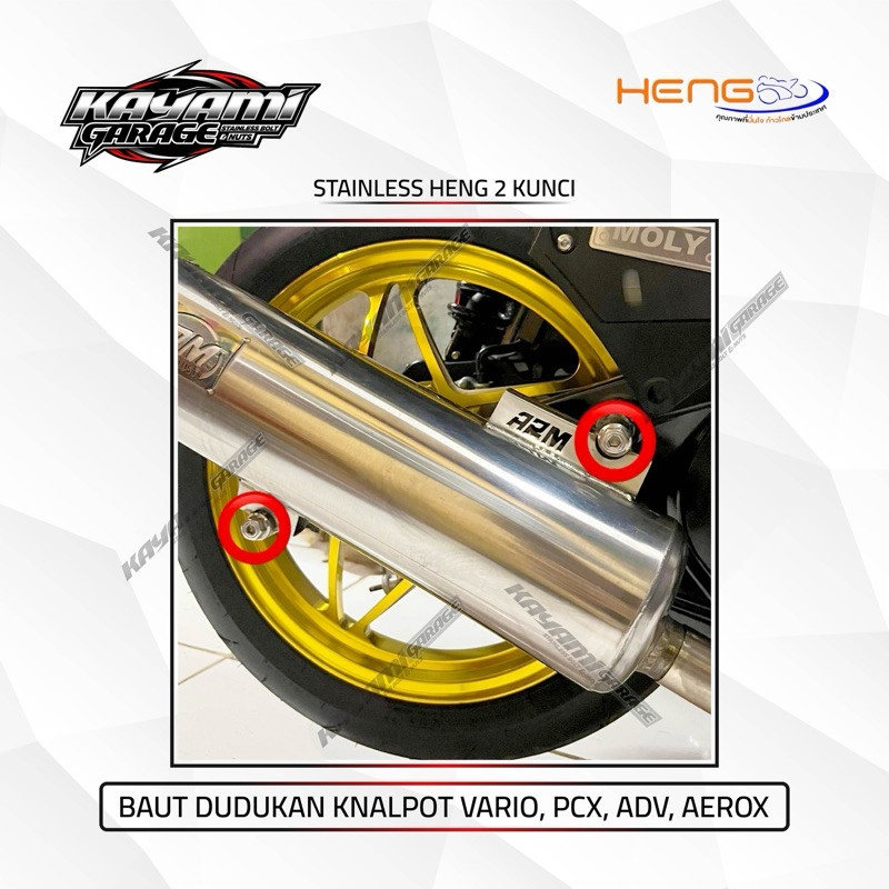 Baut Knalpot Vario,Pcx,Aerox,Adv