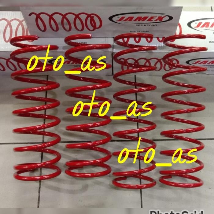 Paket Per Keong Coil Spring Jamex Empuk Corolla Dx 1982-1983 Dpn-Blk