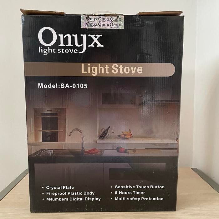 kompor listrik onyx light stove