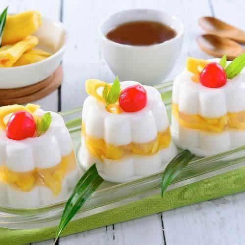 (BESAR) Cetakan Cup Puding Tempat Agar Jelly Pelangi Tutup (KECIL)