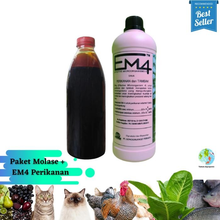PAKET MOLASE dan EM4 Pertanian Perikanan Limbah Peternakan