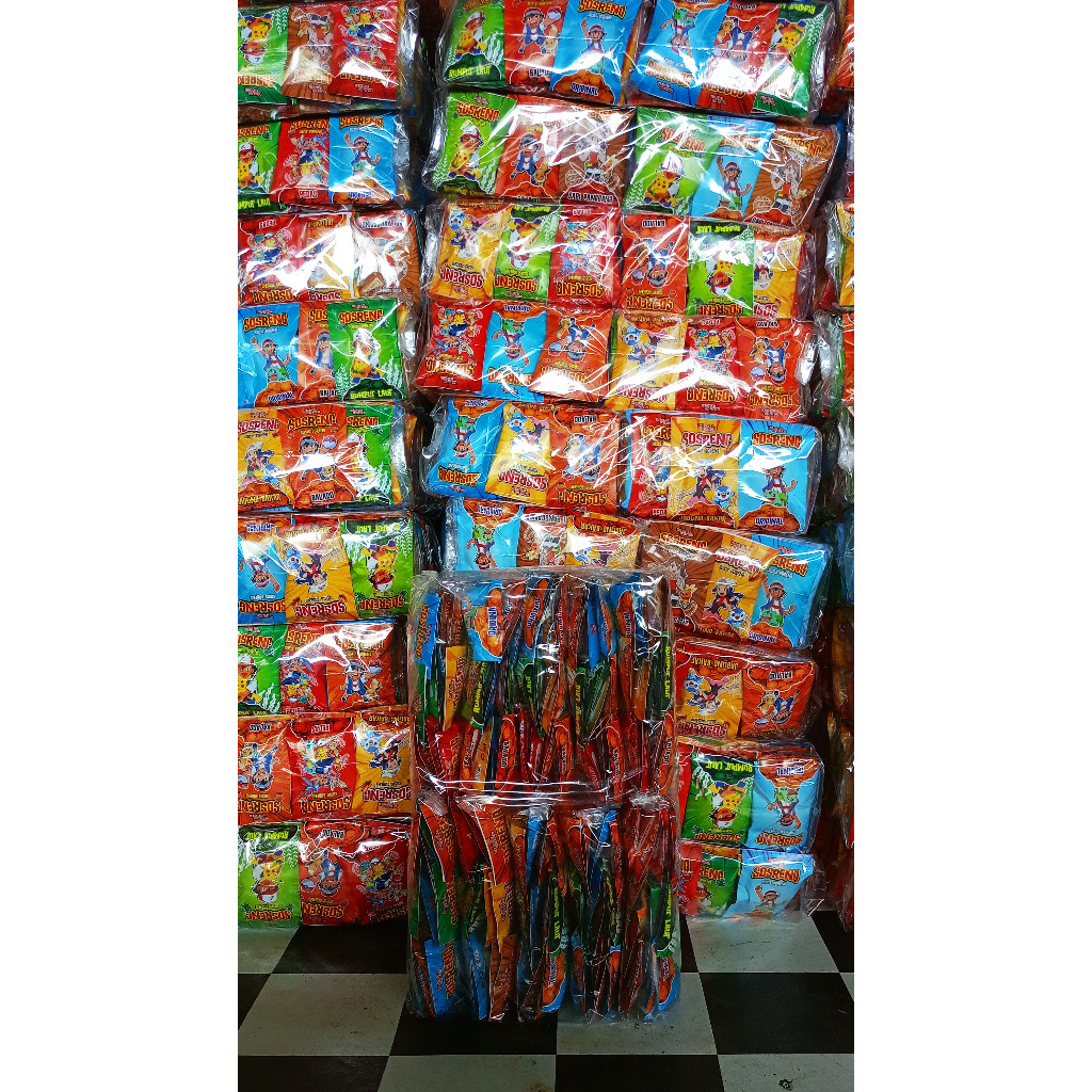 

waw PAKET USAHA SOSRENG ISI 60PCS MIX 4 RASA BY M&O SNACK