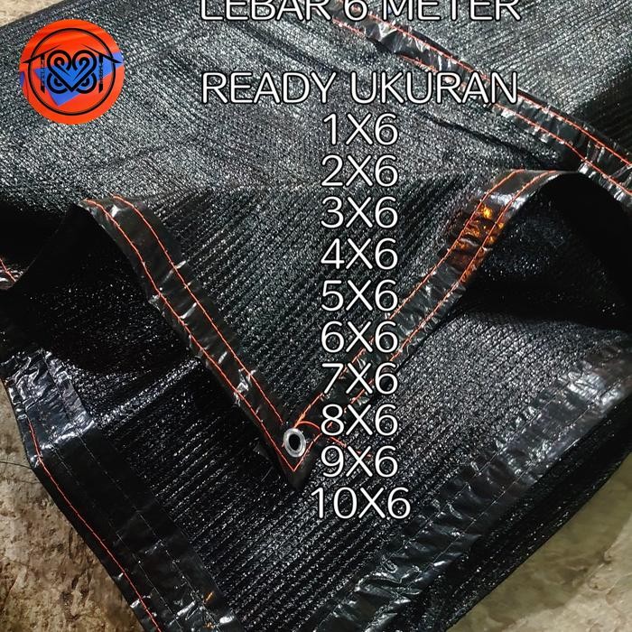Paranet 90/ 95% Lebar 6 meter siap kirim
