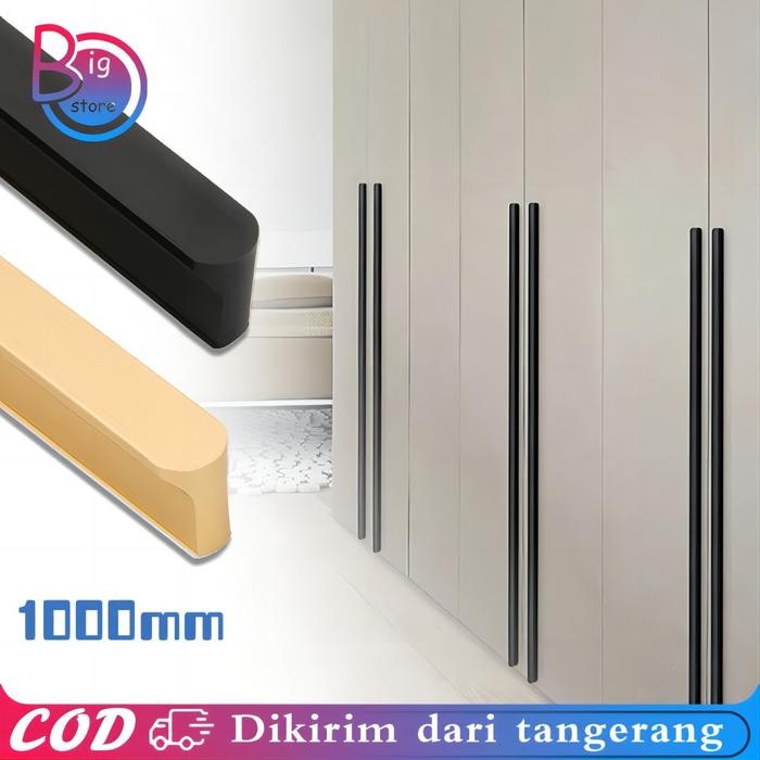 1m Handle Lemari Panjang Tarikan Lemari Dapur Modern Handle Furniture Tarikan Pintu Lemari Minimalis