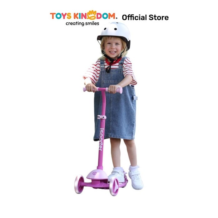 TERLARIS Toys Kingdom Paso Skuter Isporter M3Z - Pink Scooter Sekuter Mainan Anak Kendaraan Anak