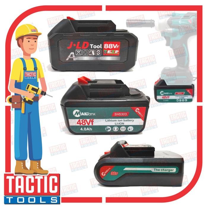 Baterai Mesin Bor Mailtank JLD Impact Wrench Li-ion Cordless Drill