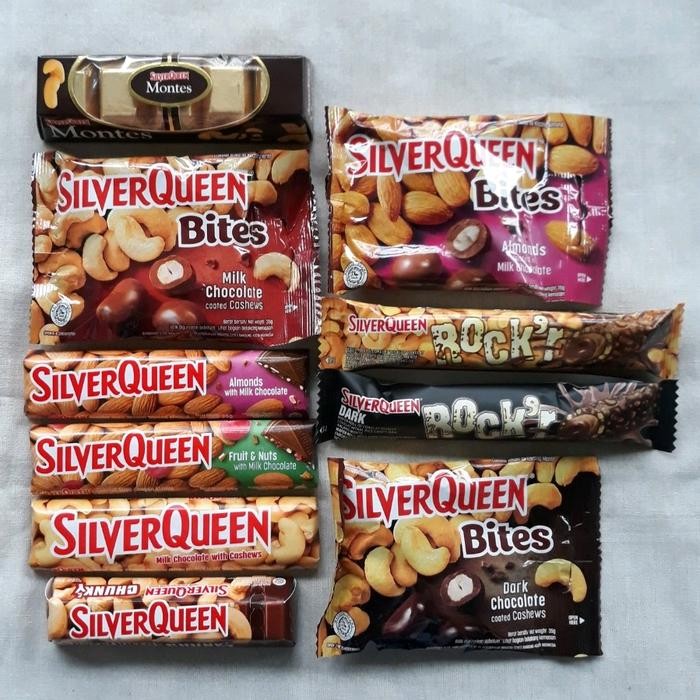 

Coklat serba silverqueen isi 10pc Chocolate Snacks Cokelat Choco New