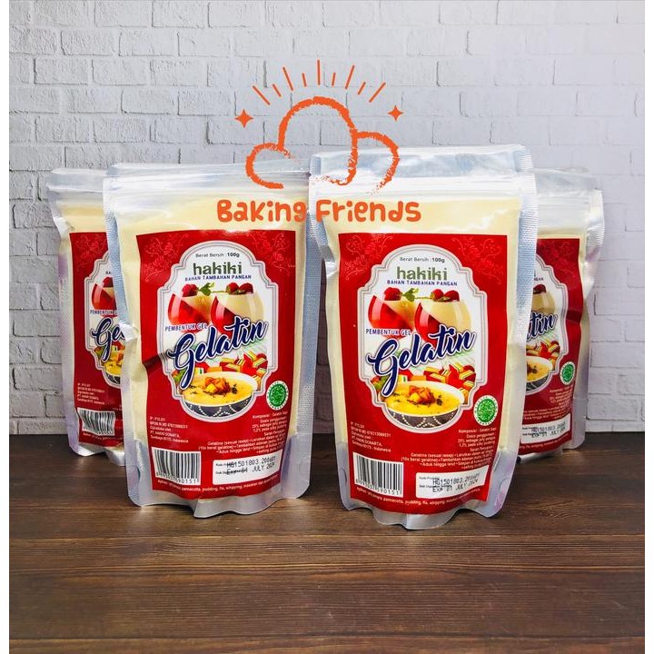 

Gelatin Hakiki Bubuk 100Gr / Gelatin Powder HALAL New