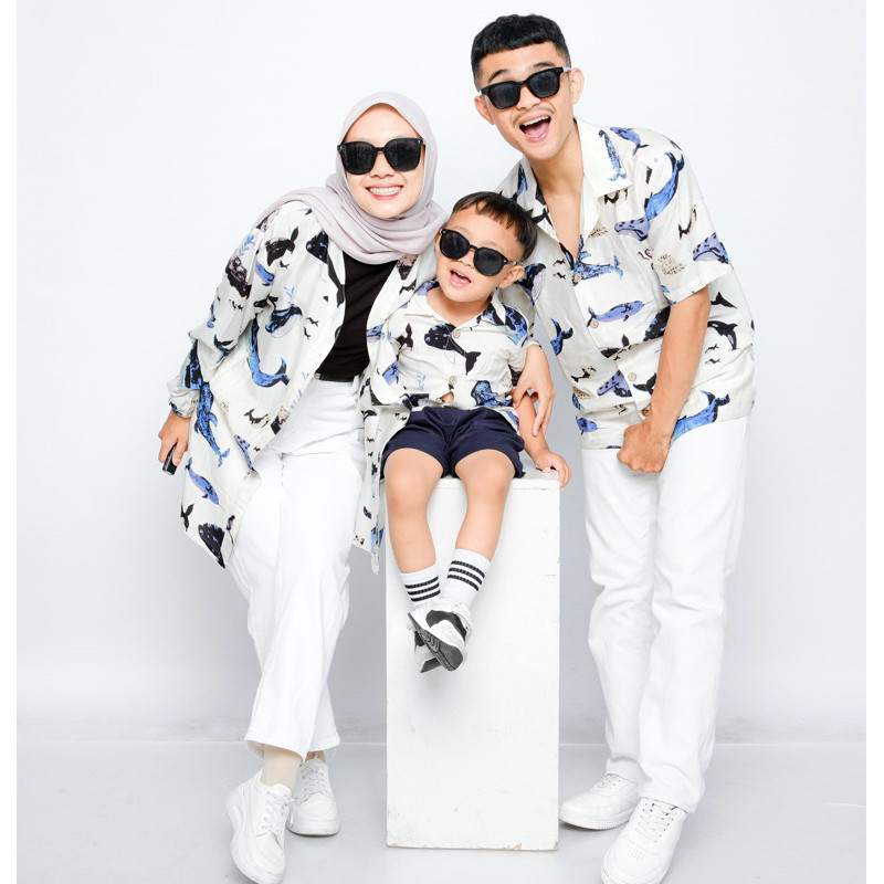 KIDSWEARUP Phil Set - Family set rayon - Setelan Rayon Anak - Setelan Anak Motif DW1