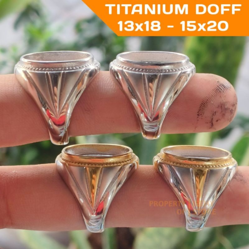 Ring Cincin Titanium Doff Super 13x18, 15x20