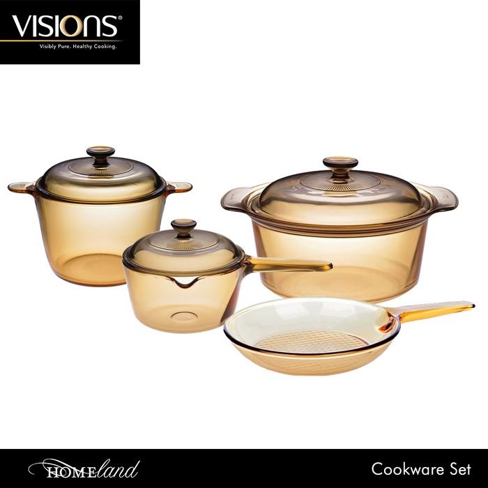 Visions Set Kaserol / Panci Kaca
