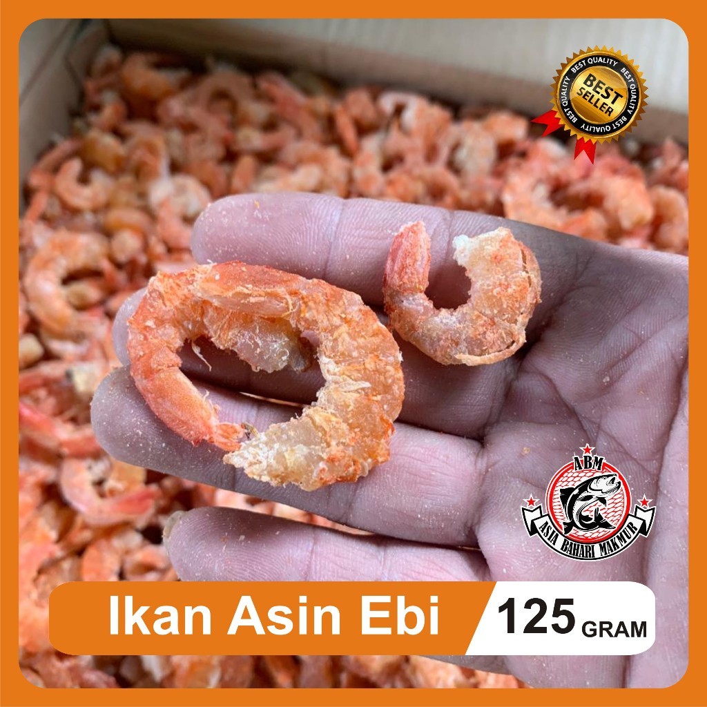 

Terlaris! Ebi Super Ebi Udang Kering Tampa Kulit Ebi Merah 125gr