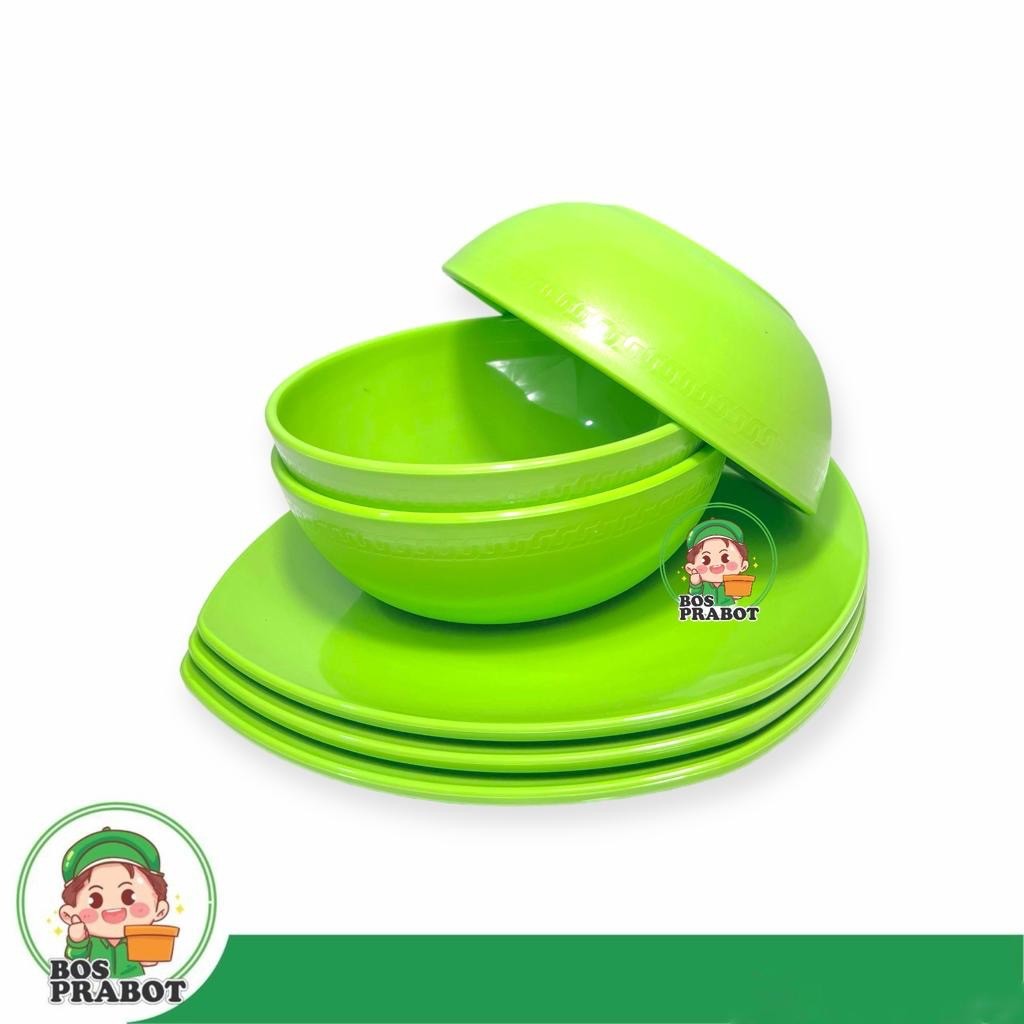 PIRING MELAMIN SET ISI 6 / PAKET PIRING DAN MANGKOK MELAMIN / PAKET PIRING MANGKOK LUSINAN MURAH