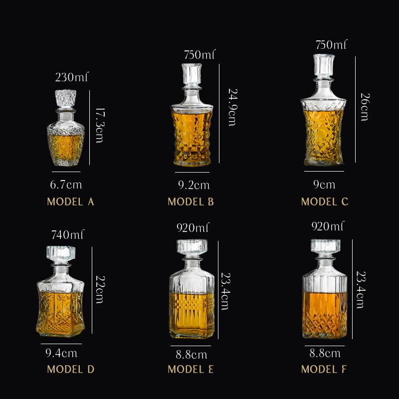 Botol Wine Kaca Whiskey er Botol Kaca Motif Botol Wine Gift Souvenir Whiskey Bottle Botol MInum Set