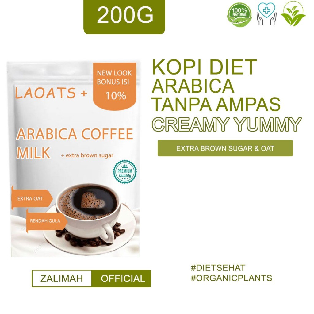 

PROMO Kopi Arabica Penurun Berat Badan Kopi Susu Gula Aren Minuman Susu Rendah Lemak Low Fat Milk
