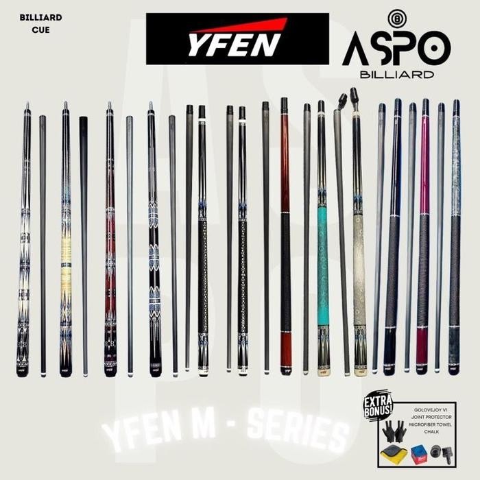 Terlaris Stick Billiard Carbon Yfen Jianying Carbon Play Cue Jump Break Cue Yfen Jianying Original