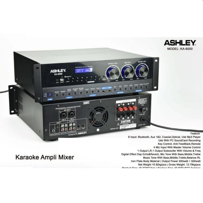 Amplifier Karaoke Ashley Ka 6000 / Ka6000