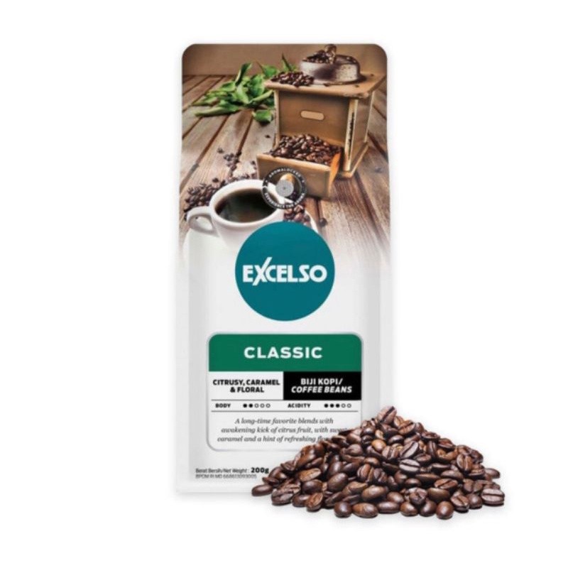 

PROMO Kopi Biji Excelso Classic 200g
