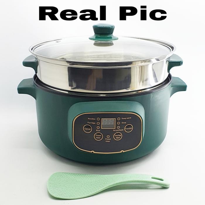 Panci Listrik Steamer Jumbo 3.2 L / 26 CM / Panci Listrik Serbaguna